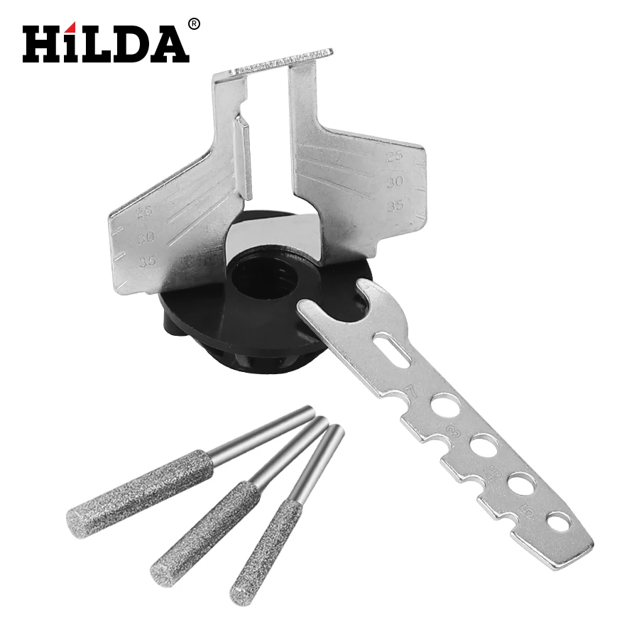 HILDA Saw Sharpening Attachment Sharpener Guide Drill Adapter for Dremel drill Rotary accessories | Power Tool Accessories