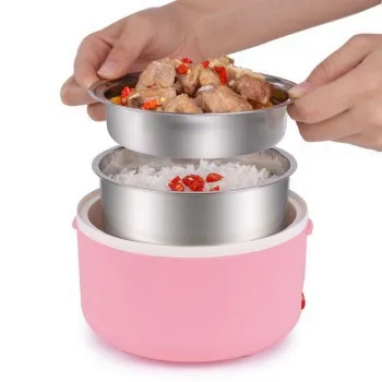 Ten degrees yield SD-933 stainless steel interior cooking and heating food box double plug electric heating insulation boxes
Ten degrees yield SD-933 stainless steel interior cooking and heating food box double plug electric heating insulation boxes