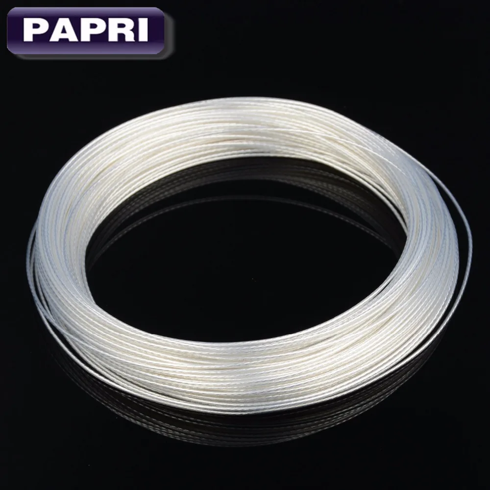 PAPRI DIY Amplifier Cable 0.23 x7strands PTFE High Purity OCC Copper Silver Wire For Audio Headphone WAG 22 0.30mm2
PAPRI DIY Amplifier Cable 0.23 x7strands PTFE High Purity OCC Copper Silver Wire For Audio Headphone WAG 22 0.30mm2