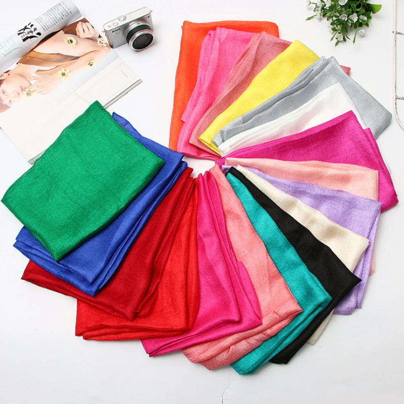 180*85cm Fashion Soft Women Summer Scarf Bufandas Mujer Long Soft Foulard Pure Color Shawl Wrap Scarves
180*85cm Fashion Soft Women Summer Scarf Bufandas Mujer Long Soft Foulard Pure Color Shawl Wrap Scarves