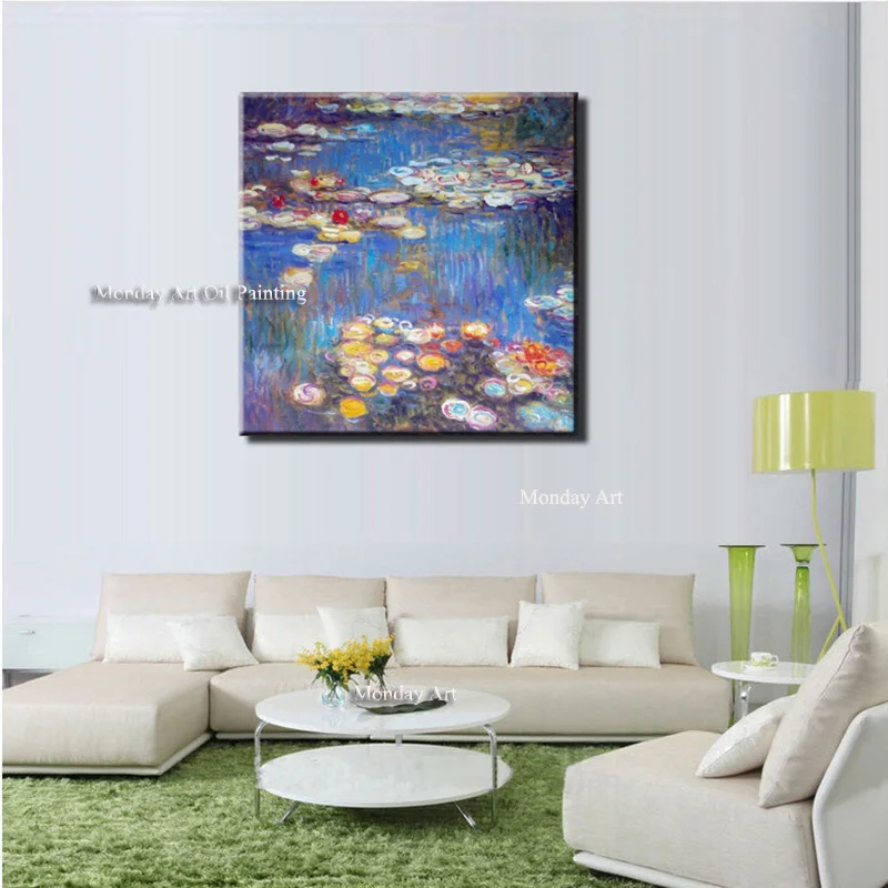 Hand Painted modern Landscape Lotus lake Oil Painting On Canvas Wall Decor Wall Lotus flower Pictures For Living Room Home Decor
Hand Painted modern Landscape Lotus lake Oil Painting On Canvas Wall Decor Wall Lotus flower Pictures For Living Room Home Decor