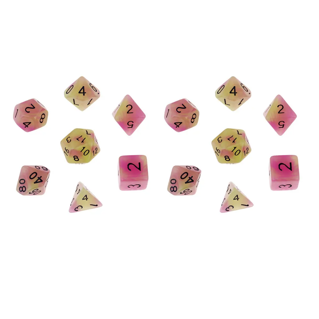 Polyhedral DnD Dice Multi Side Dices for RPG Table Board Game Set D4 D8 D10 D20 D40
Polyhedral DnD Dice Multi Side Dices for RPG Table Board Game Set D4 D8 D10 D20 D40