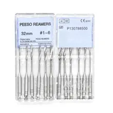 Dental Instrument Peeso Reamers Largo Drills Engine Use Stainless Steel Root Canal 28Mm 32Mm Dentist Tool