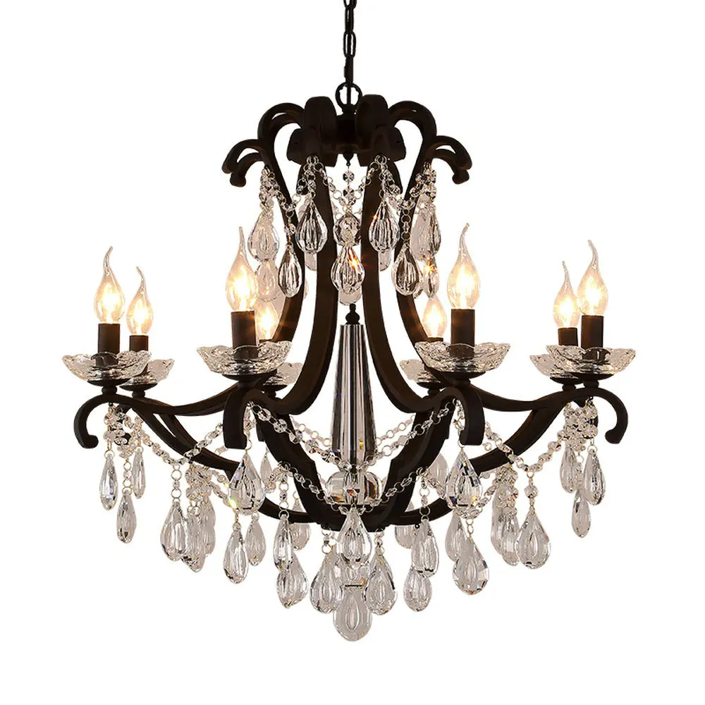 Chandelier Modern Crystal Black Luxury Chandelier Lustre Crystal Hotel Chandeliers Home Decor E14 Led Lights
Chandelier Modern Crystal Black Luxury Chandelier Lustre Crystal Hotel Chandeliers Home Decor E14 Led Lights