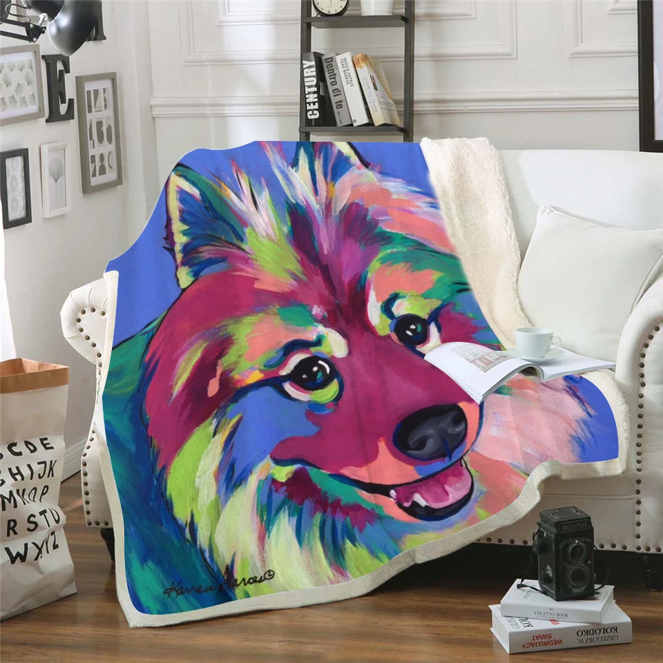 Custom DIY Dog Print Fleece Blanket Indian Reversible Sherpa Throw Blanket on The Bed Wild Animal Tribal 150x200 Dropship
Custom DIY Dog Print Fleece Blanket Indian Reversible Sherpa Throw Blanket on The Bed Wild Animal Tribal 150x200 Dropship