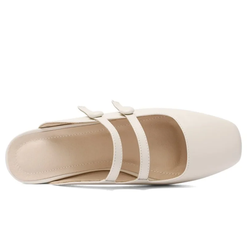 ZVQ 2019 Spring Summer Fashion Concise Dress Slippers Woman Cow Leather Low Heel Shoes Plus Size 33-40 Square Headed Slippers
ZVQ 2019 Spring Summer Fashion Concise Dress Slippers Woman Cow Leather Low Heel Shoes Plus Size 33-40 Square Headed Slippers