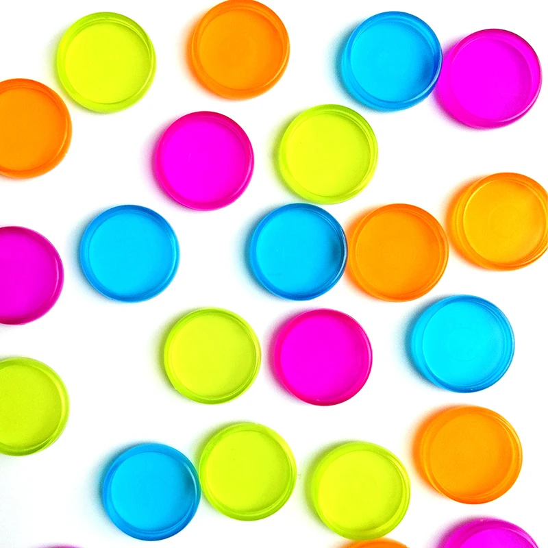 10PCS/Lot Plastic Inner Diameter Book Binding Rings Loose Leaf Notebook Ring Office School Supplies Colorful Round Ring