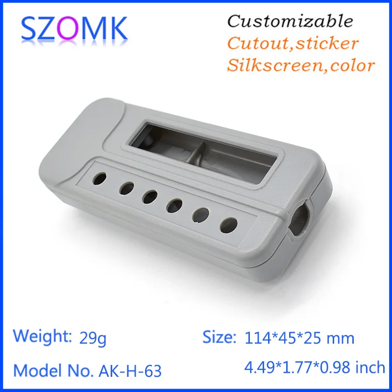 New arrival handheld enclosure plastic housing electronic shell enclosure (1 pc) 114*45*25mm diy enclosure control box 
New arrival handheld enclosure plastic housing electronic shell enclosure (1 pc) 114*45*25mm diy enclosure control box