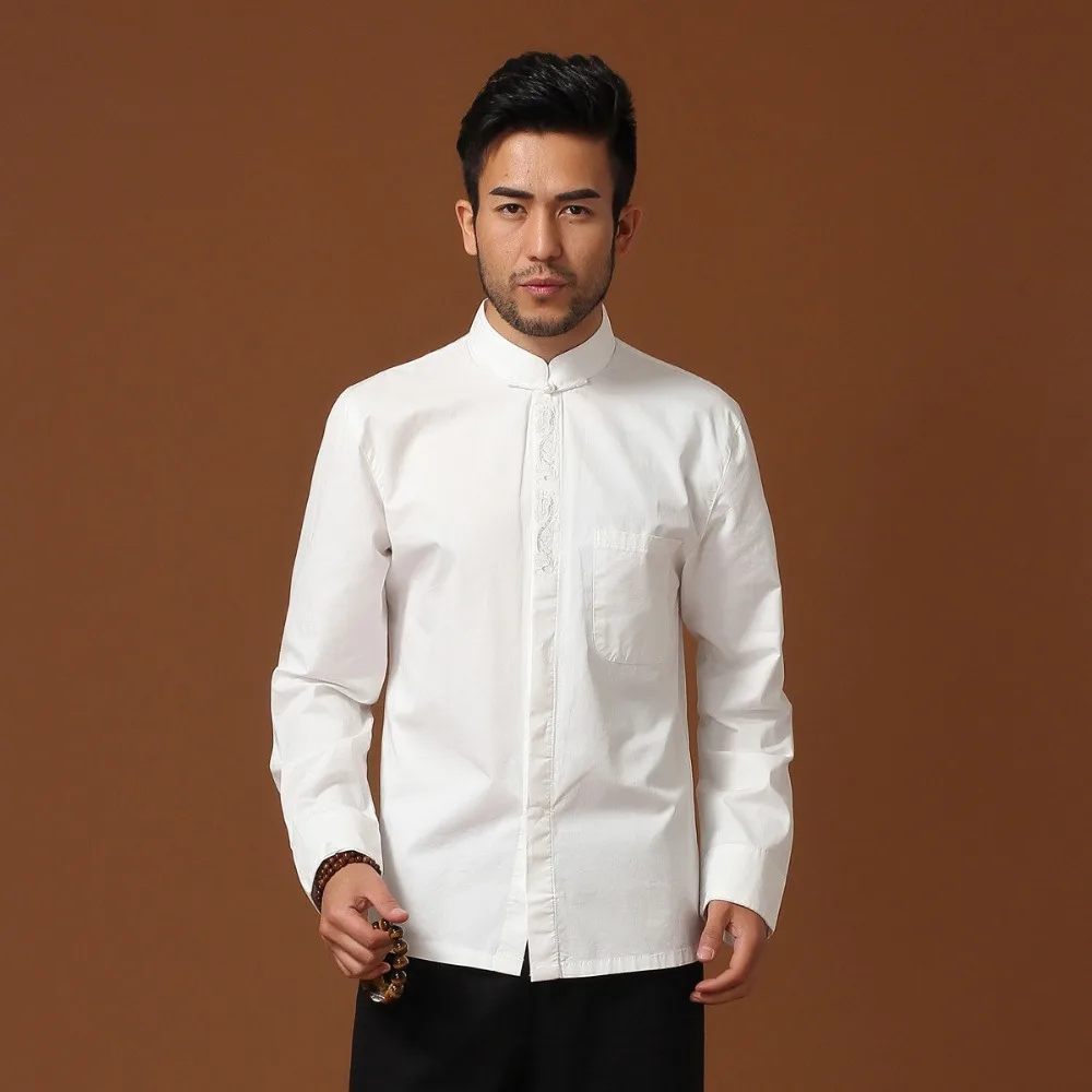 High Quality White Traditional Chinese Men's Cotton Kung Fu Shirt Tang Clothing Size S M L XL XXL XXXL hombre Camisa Mim13A
High Quality White Traditional Chinese Men's Cotton Kung Fu Shirt Tang Clothing Size S M L XL XXL XXXL hombre Camisa Mim13A