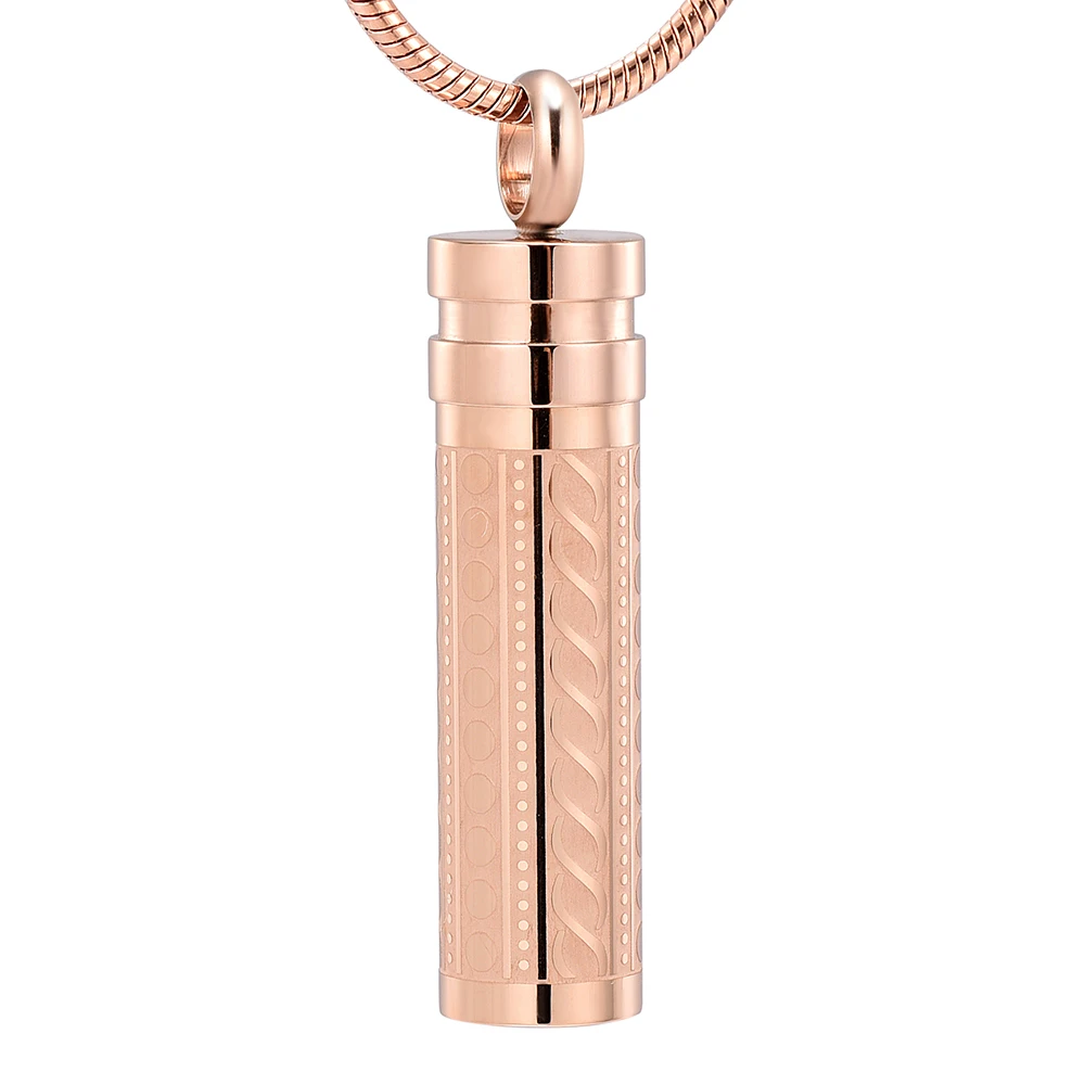 LKJ11942 Custom Engraving Tube Cremation Necklace Hold Ashes Keepsake Jewelry 316L Stainless Steel Urn Funeral Casket
LKJ11942 Custom Engraving Tube Cremation Necklace Hold Ashes Keepsake Jewelry 316L Stainless Steel Urn Funeral Casket