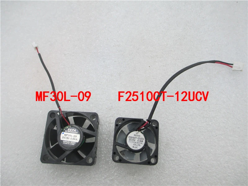 3 шт. вентилятор для MF30L-09 3010 30X30X10 мм 9 В 0.04A F2510CT-12UCV 2510 25X25X10 мм 12 В 0.04A
3 шт. вентилятор для MF30L-09 3010 30X30X10 мм 9 В 0.04A F2510CT-12UCV 2510 25X25X10 мм 12 В 0.04A