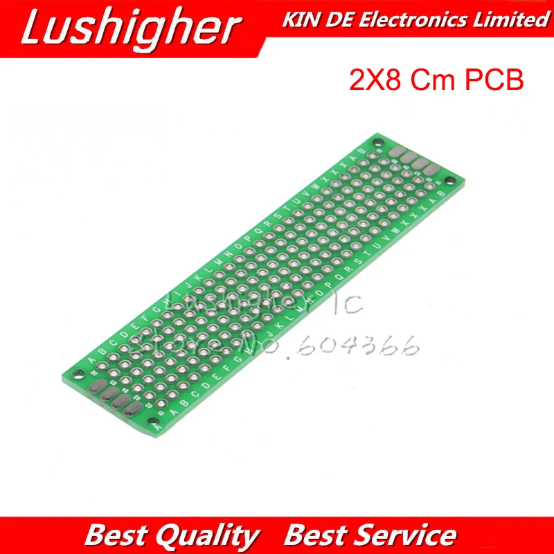 5 шт. 2x8 см 2*8 двухсторонний Прототип PCB Diy универсальная печатная
