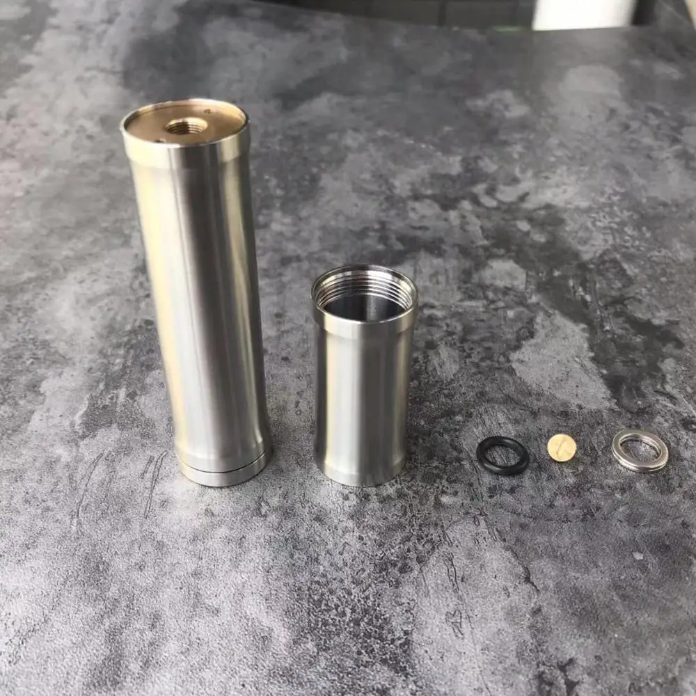 YFTK VW Style 316 stainless steel vape tube mod 18350/18650 Mech mod for 510 thread diameter 22mm RTA tank RDA atomizer
YFTK VW Style 316 stainless steel vape tube mod 18350/18650 Mech mod for 510 thread diameter 22mm RTA tank RDA atomizer