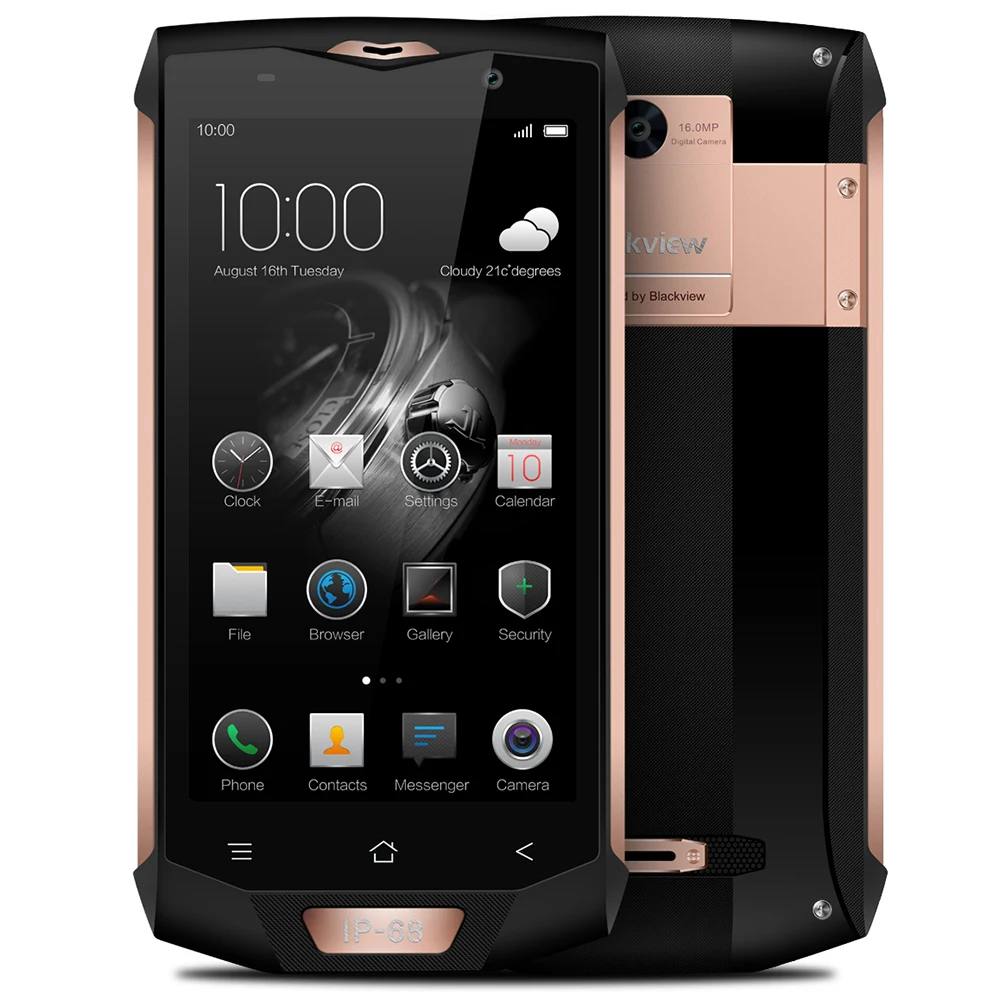Blackview BV8000 Pro 4G смартфон 5 0 inch Android 7 MTK6757 Octa Core 2 3 GHz 6 GB 64 16.0MP Камера NFC OTG отпечатков