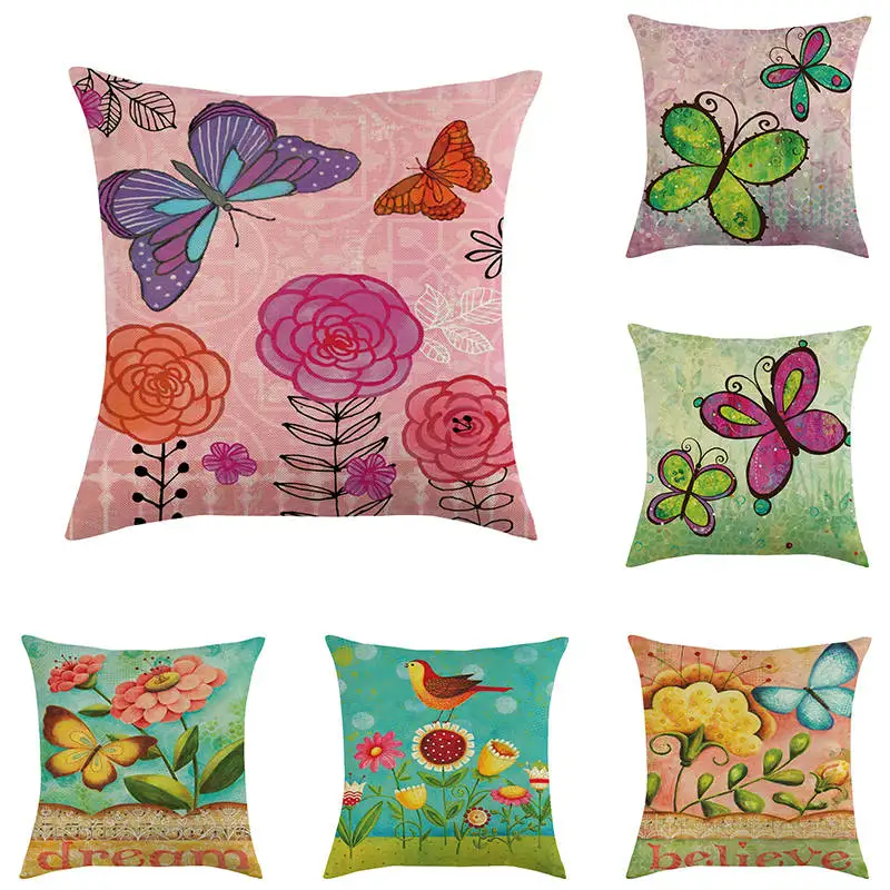 45cm*45cm oil paiting color butterfly linen/cotton throw pillow covers couch cushion cover home decorative pillow
45cm*45cm oil paiting color butterfly linen/cotton throw pillow covers couch cushion cover home decorative pillow