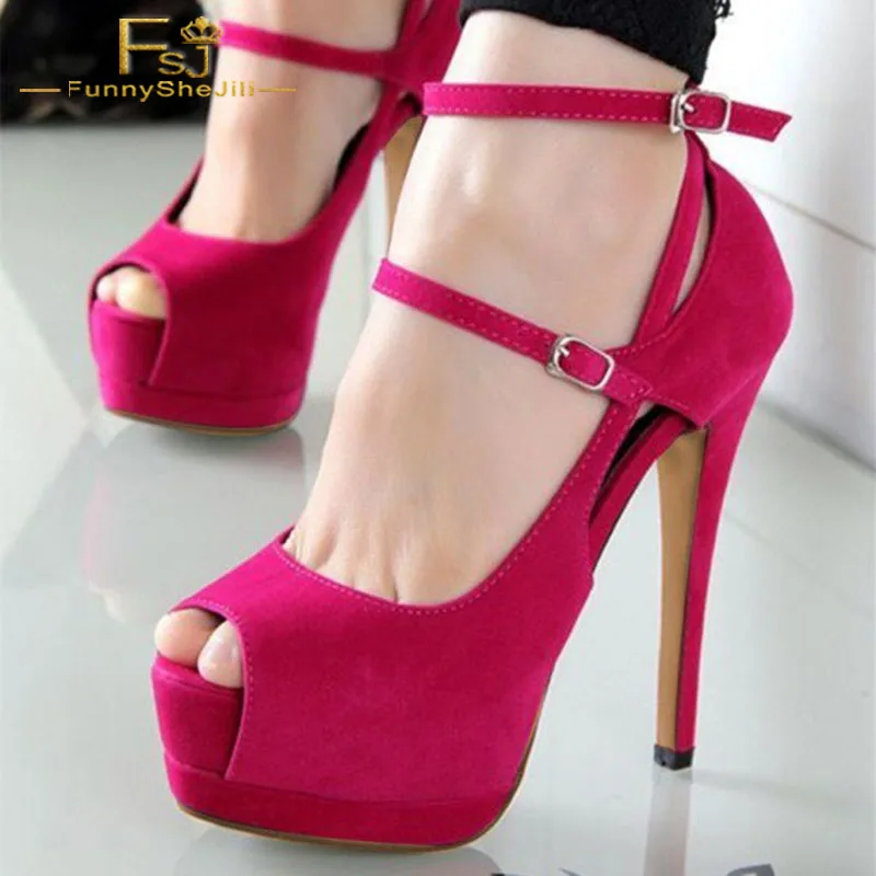 Women Shoes Ladies Pump 2021 Spring Autumn Hot Pink Ankle Strap Heels Peep Toe Suede Stilettos Platform Plus Size Shoes41 42 43
Women Shoes Ladies Pump 2021 Spring Autumn Hot Pink Ankle Strap Heels Peep Toe Suede Stilettos Platform Plus Size Shoes41 42 43