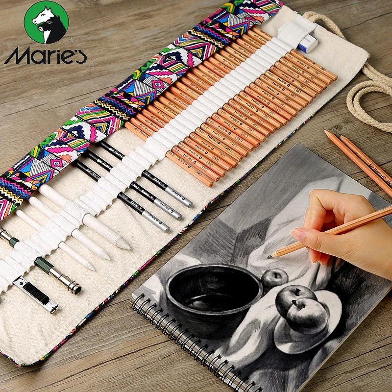 Marco sketch pencil set Multi-model beginner student painting pencil curtain set school painting pencil art supplies
Marco sketch pencil set Multi-model beginner student painting pencil curtain set school painting pencil art supplies