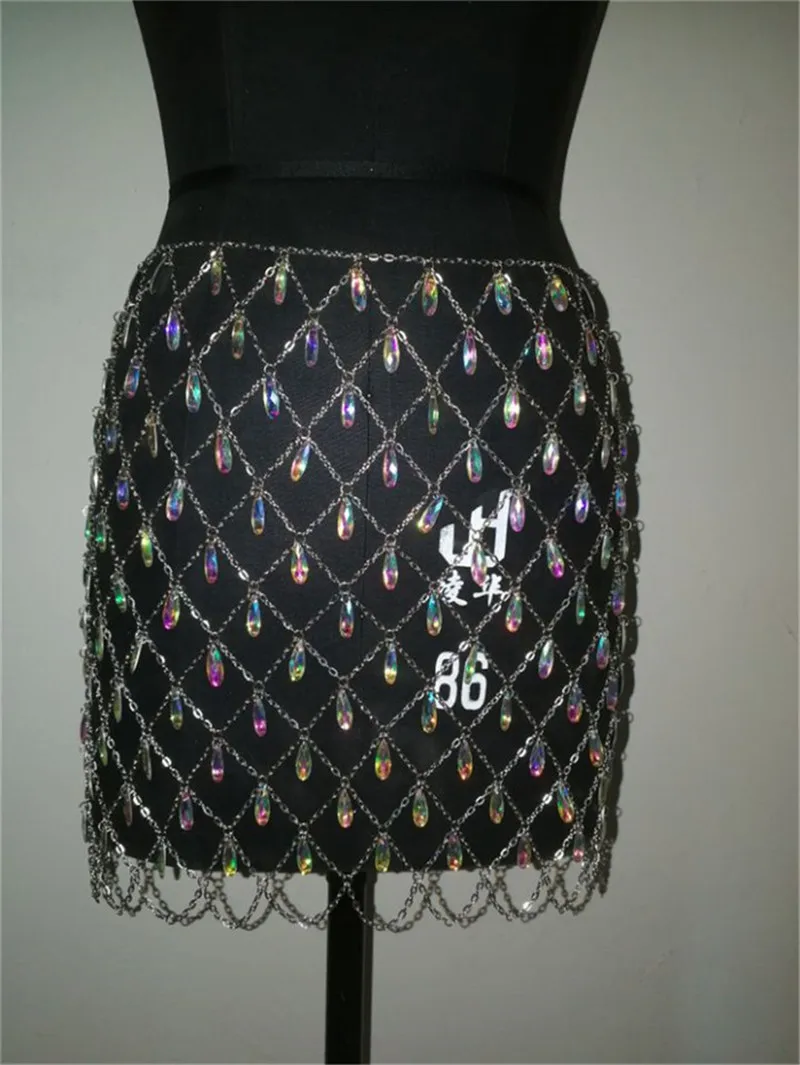 Sexy Metal Glitter Crystal Diamonds Skirt Women High Waist Hollow Out Sequin Bodycon Mini Skirt Nightclub Party Skirt Outfits
Sexy Metal Glitter Crystal Diamonds Skirt Women High Waist Hollow Out Sequin Bodycon Mini Skirt Nightclub Party Skirt Outfits