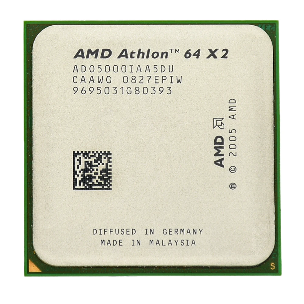 

AMD Athlon 64 X2 5000+ Dual-Core 2.2Ghz 1M 1000MHZ Socket am2 940 pin CPU Processor