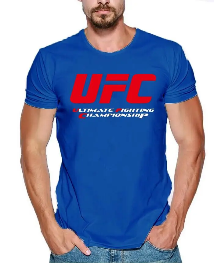 MMA mannen T-shirts Ultimate Fighting Championship Ufc men t Shirt 2018 cotton Euro Size S-2xl Tops Casuals t-Shirt | Мужская одежда