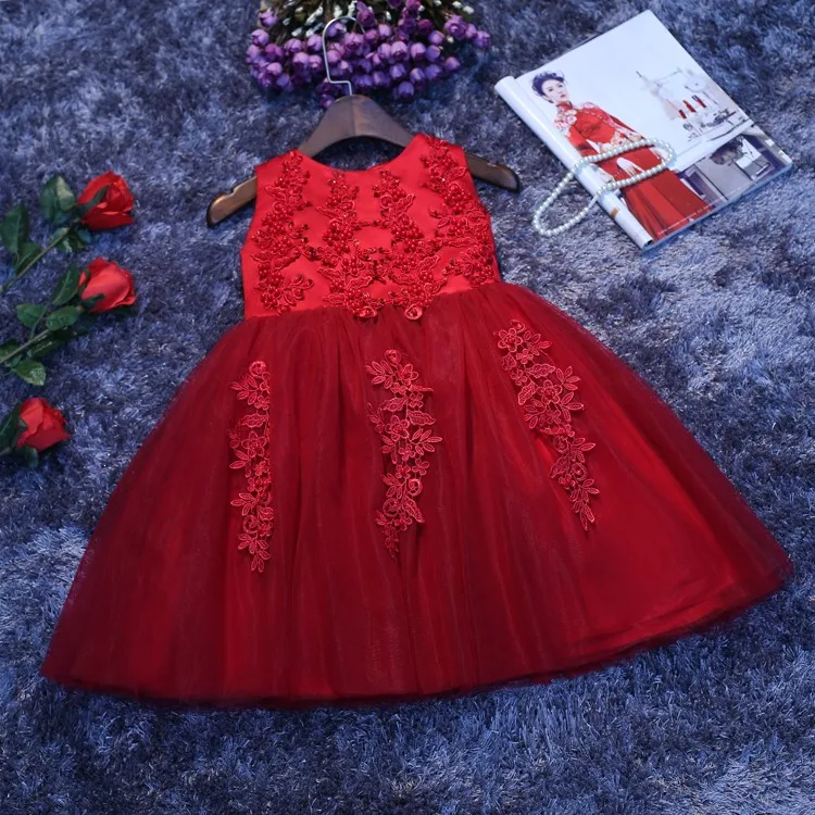 Christmas Deluxe Red Tulle Girl Wedding Dress Sequin Embroidery Baby Girls Party Birthday Dress Kids First communion Ball Gown
Christmas Deluxe Red Tulle Girl Wedding Dress Sequin Embroidery Baby Girls Party Birthday Dress Kids First communion Ball Gown