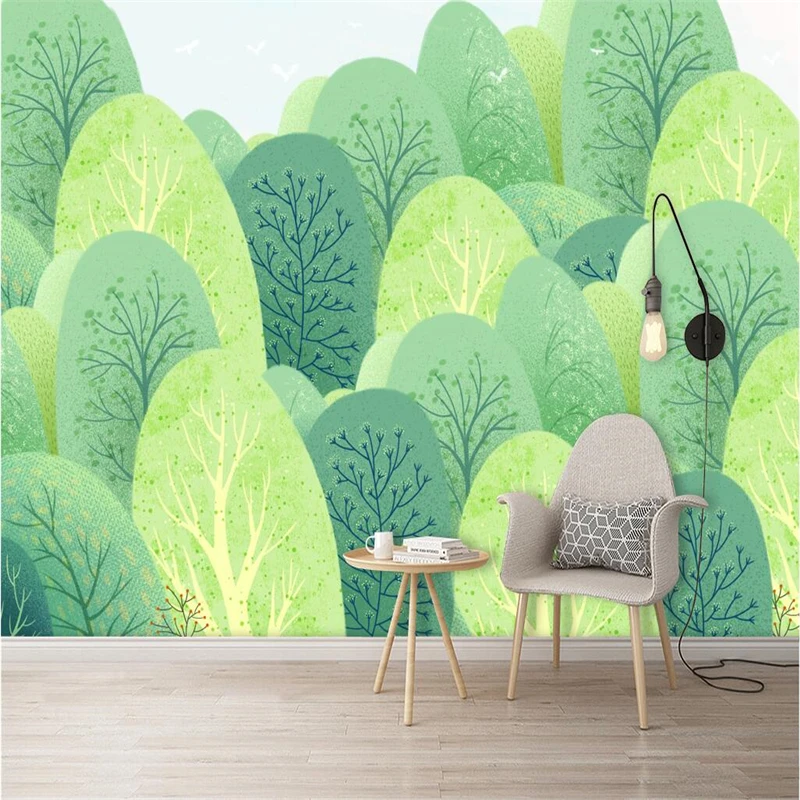 beibehang Wallpaper custom mural wallpaper small fresh hand painted watercolor forest wall hand painted wood background
beibehang Wallpaper custom mural wallpaper small fresh hand painted watercolor forest wall hand painted wood background