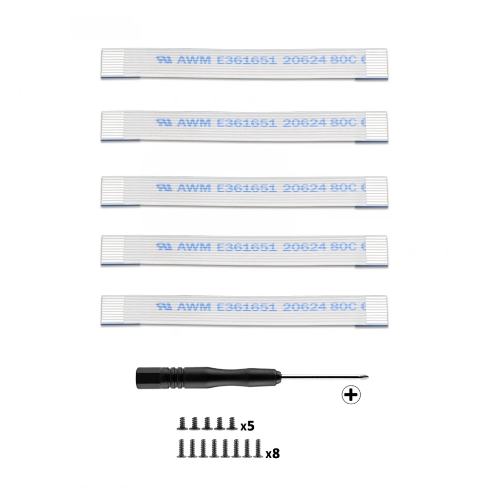 eXtremeRate Touch Pad 10Pin Ribbon Flex Cable "+" Screwdriver Screws Set For PS4 Controller
eXtremeRate Touch Pad 10Pin Ribbon Flex Cable "+" Screwdriver Screws Set For PS4 Controller