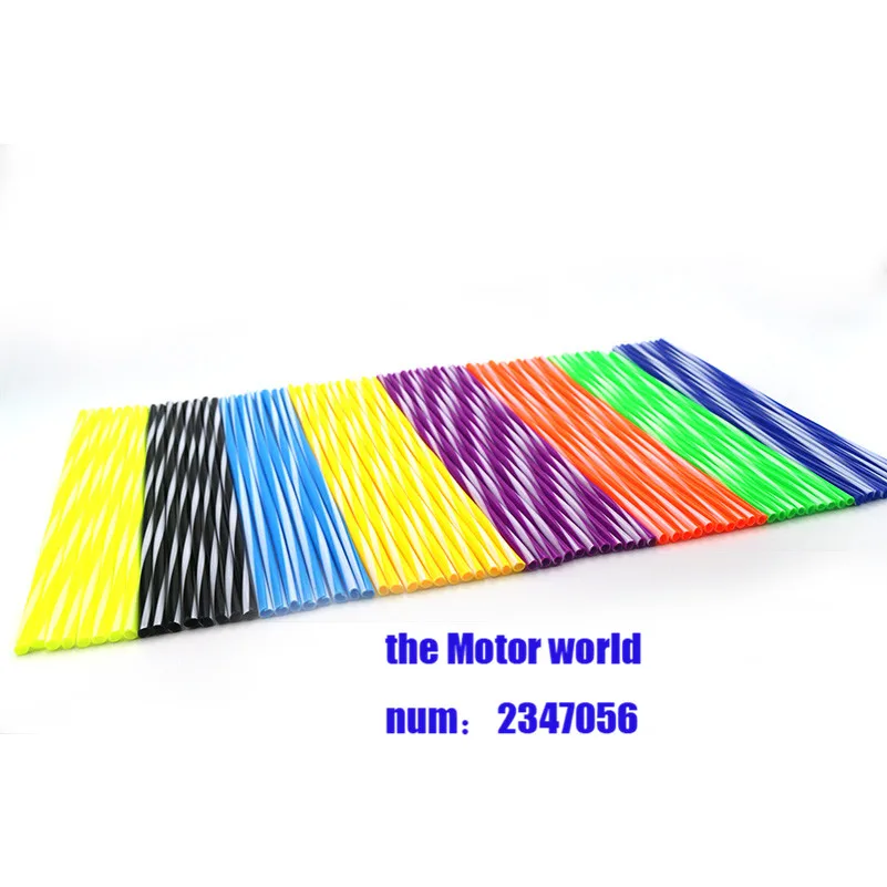 Colorful 72pcs 24cm Universal Motorcycle Motocross Dirt Bike Wheel Spoke Wrap Skin Cover Motorcycle Motorbike Decoration
Colorful 72pcs 24cm Universal Motorcycle Motocross Dirt Bike Wheel Spoke Wrap Skin Cover Motorcycle Motorbike Decoration