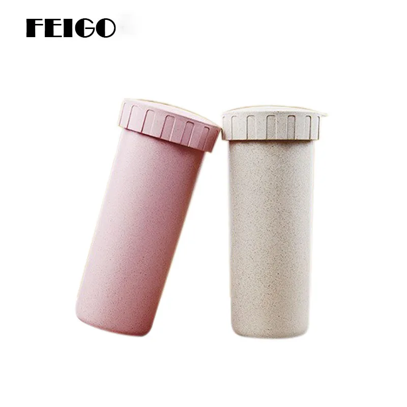 FEIGO 400ML Creative Simple Wheat Straw Cute Carrying Mug Plastic Tea Coffee Student Cup leak-proof Travel Water My Bottle F430
FEIGO 400ML Creative Simple Wheat Straw Cute Carrying Mug Plastic Tea Coffee Student Cup leak-proof Travel Water My Bottle F430