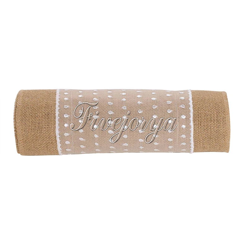 30cm x 275cm 5Pcs Hessian Burlap Table Runner with White Bolka Dot Lace Wedding Banquet Party Table Dining Home Decor
30cm x 275cm 5Pcs Hessian Burlap Table Runner with White Bolka Dot Lace Wedding Banquet Party Table Dining Home Decor
