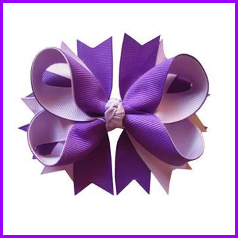 

20pcs Hand Customize BLESSING Happy Girl Boutique Hair Accessories 4.5" Gorgeous Bow Clip BS Free Shipping