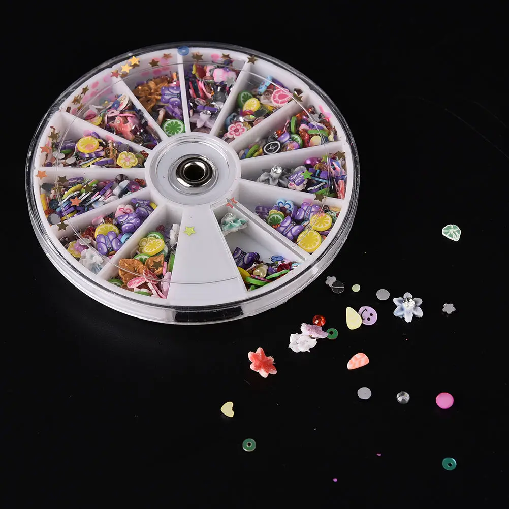 1200 Pcs/lot Slice Decoration Decor Mixed Styles Women Lady Fashion One Wheel Nail Art Tips Glitters Rhinestones
1200 Pcs/lot Slice Decoration Decor Mixed Styles Women Lady Fashion One Wheel Nail Art Tips Glitters Rhinestones
