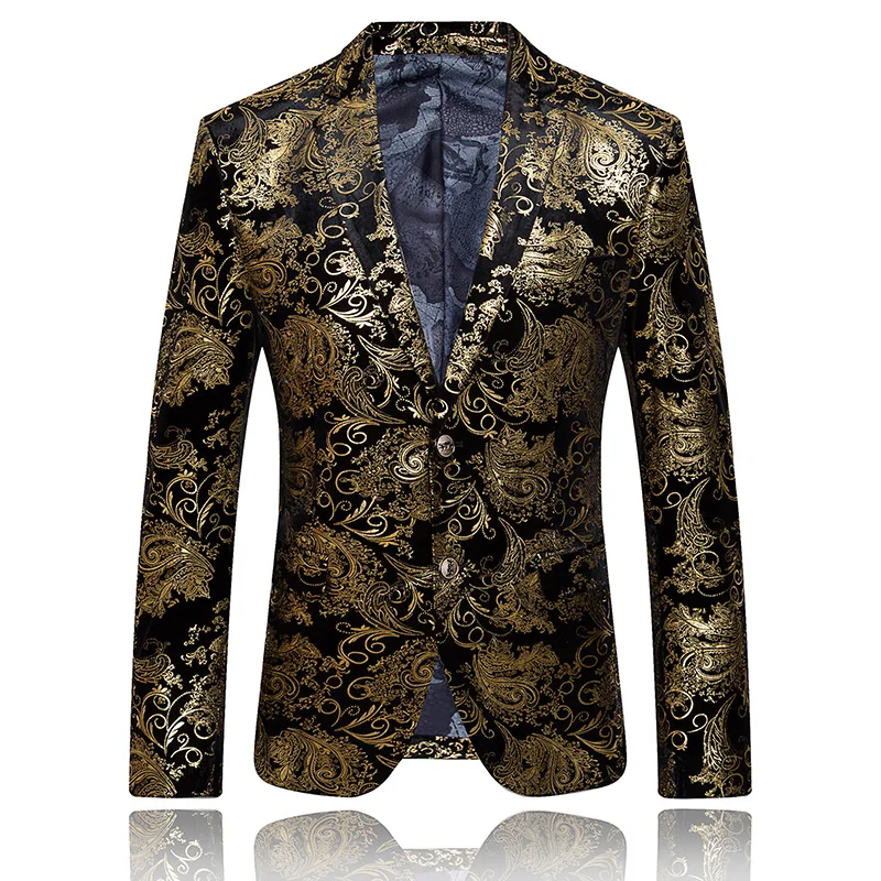 Men's Fashion Boutique Flat Flannelette High-end Brand Suit / Printed Men Casual Suit Blazers Local Tyrants Gold Wedding Dress
Men's Fashion Boutique Flat Flannelette High-end Brand Suit / Printed Men Casual Suit Blazers Local Tyrants Gold Wedding Dress