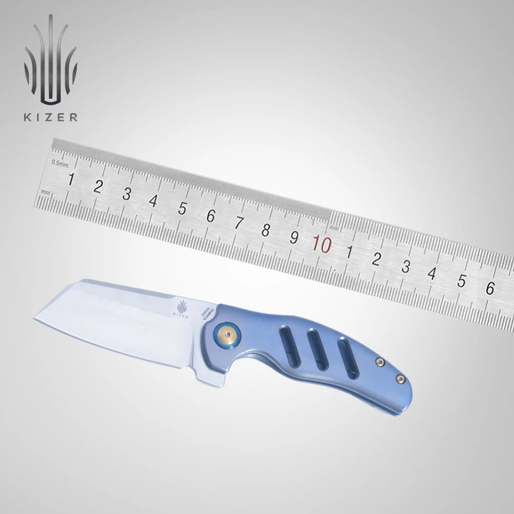 Складной нож Kizer Ki3488A1/A2, мини-охотничий клинок из титана с овчаркой C10C, инструменты для кемпинга
Складной нож Kizer Ki3488A1/A2, мини-охотничий клинок из титана с овчаркой C10C, инструменты для кемпинга