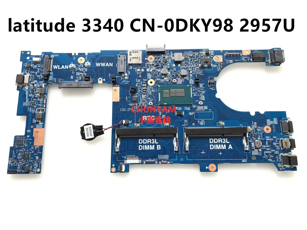 CN 0DKY98 DKY98 для Dell Latitude 3340 материнская плата ноутбука 13229 1 PWB:5X37M 2957U ноутбук ПК 100%