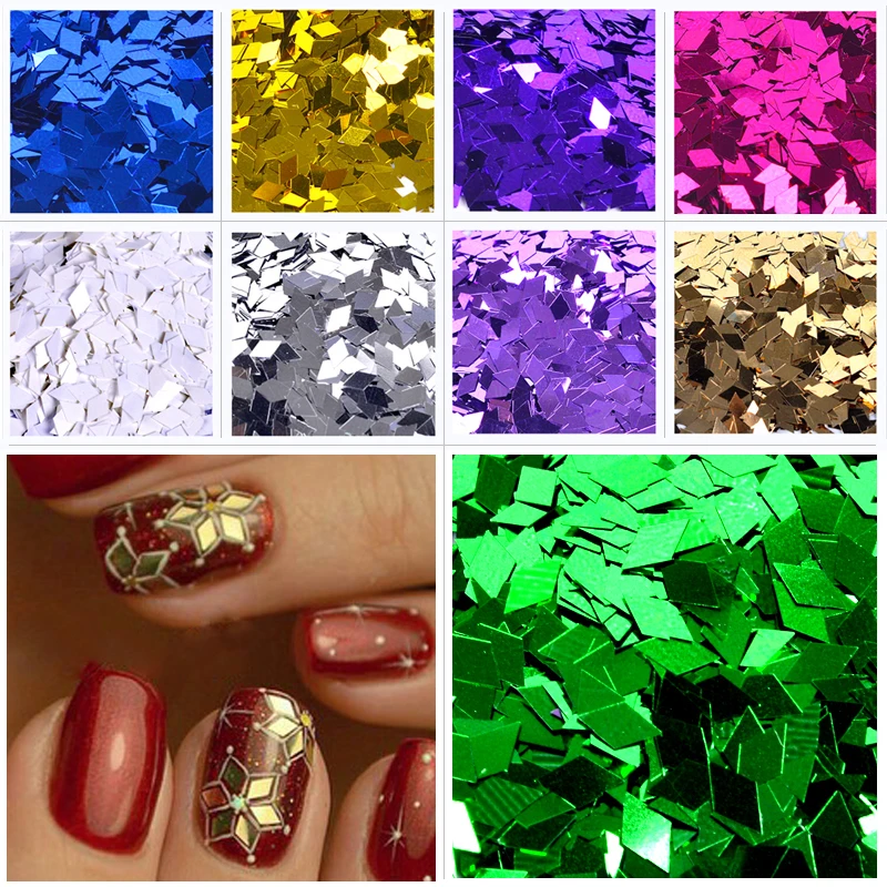 1pcs New Rhombus Paillette Glitter Nails 3d Slice Powder Set DIY Design Nail Art Sequins Decoration Fashion Accessories
1pcs New Rhombus Paillette Glitter Nails 3d Slice Powder Set DIY Design Nail Art Sequins Decoration Fashion Accessories