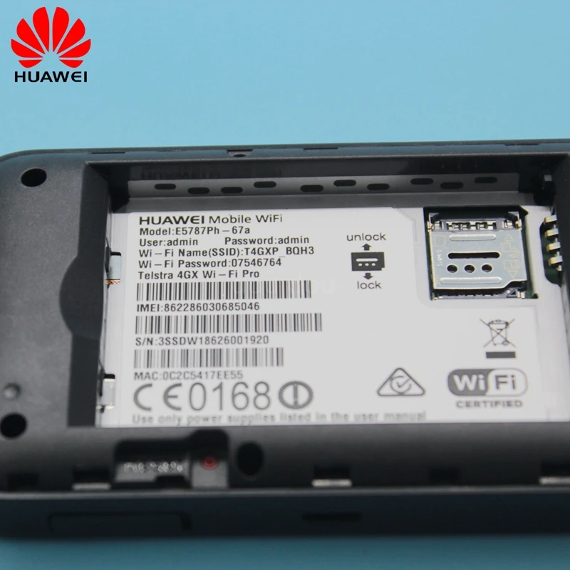 Unlocked Huawei E5787 E5787Ph-67a with Antenna 4G LTE 300Mbps Mobile WiFi Hotspot 3000mAh Battery with 4GX WI-FI PRO PK AC790
Unlocked Huawei E5787 E5787Ph-67a with Antenna 4G LTE 300Mbps Mobile WiFi Hotspot 3000mAh Battery with 4GX WI-FI PRO PK AC790