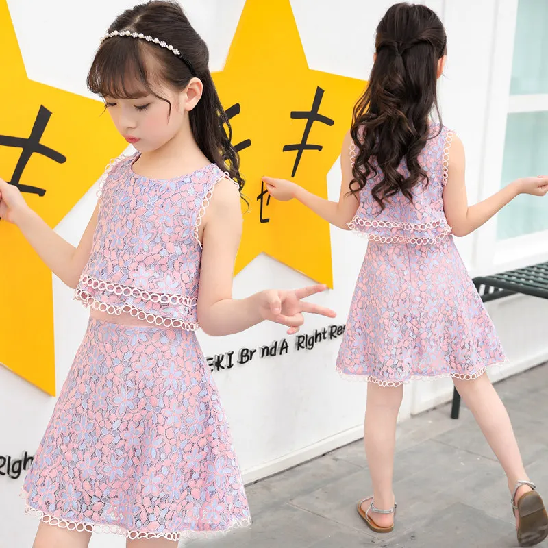 Elegant Design Trendy Kids Girl Lace Dresses 2 in 1 Part Summer Clothing Children Layered 2 Piece Dress Frocks For Girls 4- 12 Y
Elegant Design Trendy Kids Girl Lace Dresses 2 in 1 Part Summer Clothing Children Layered 2 Piece Dress Frocks For Girls 4- 12 Y