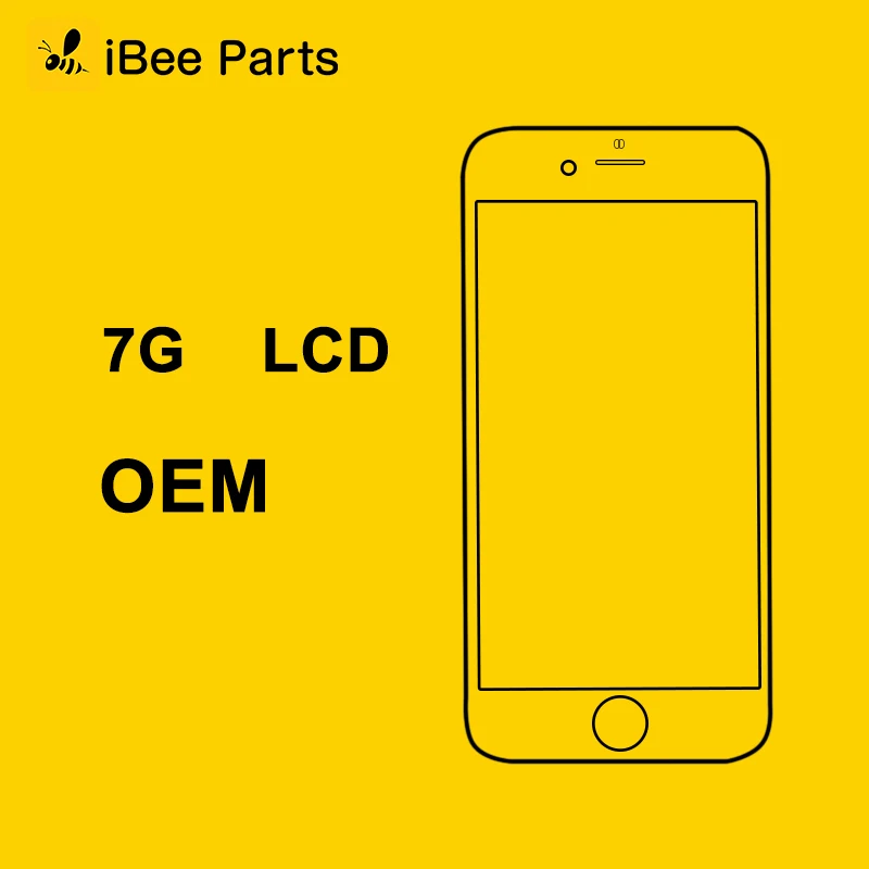 IBee детали 10 шт. OEM 4 7 дюймов для iPhone 7G ЖК экран + гибкий кабель Подсветка Бесплатная