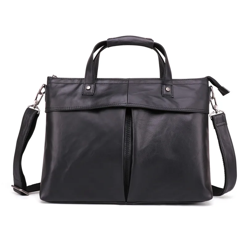 Nesitu New Black A4 Genuine Leather 14'' Laptop Men Briefcase Messenger Bags Office Male Portfolio Handbag Shoulder Bag M6436
Nesitu New Black A4 Genuine Leather 14'' Laptop Men Briefcase Messenger Bags Office Male Portfolio Handbag Shoulder Bag M6436