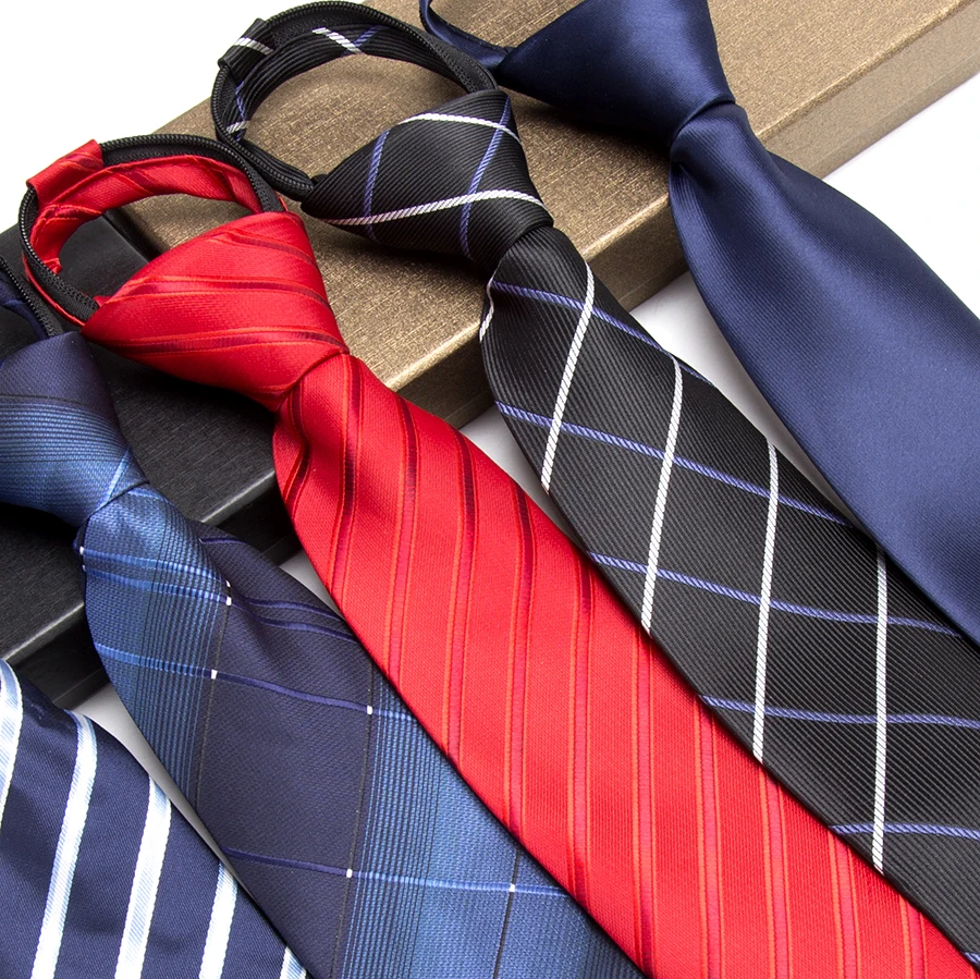 IHGSNMB Lazy Ties for Men Fashion Solid Zip Necktie Dress Black Business Wedding Jacquard Bowtie Male Shirt Gravata Men Tie
IHGSNMB Lazy Ties for Men Fashion Solid Zip Necktie Dress Black Business Wedding Jacquard Bowtie Male Shirt Gravata Men Tie