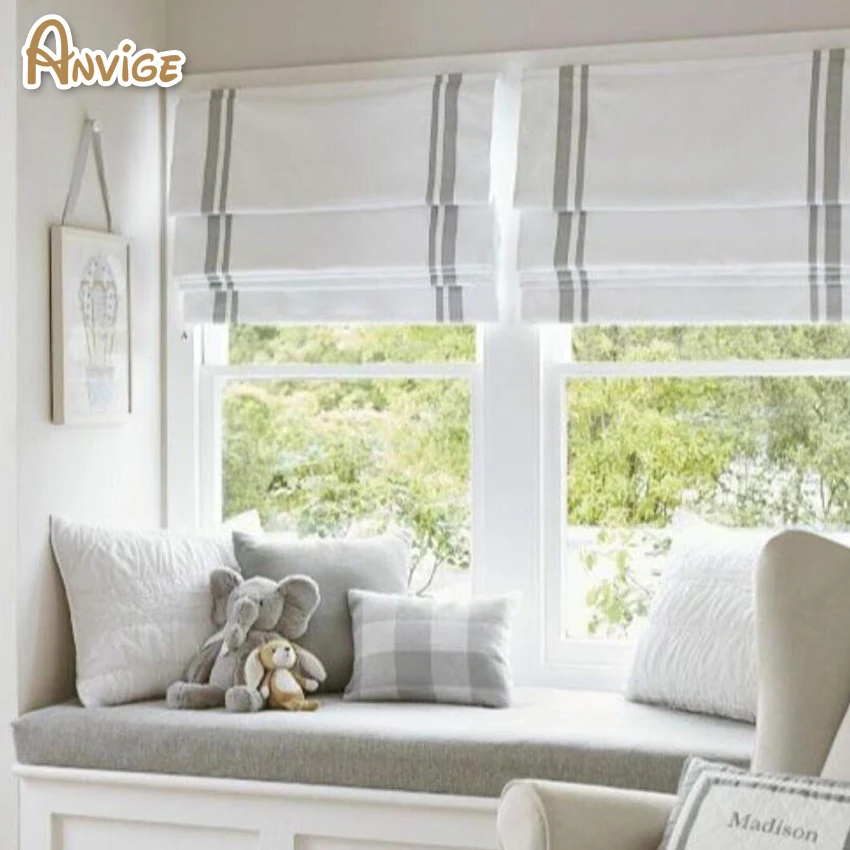 Modern 100% cotton fabric,diy roman shade, custom shades, linen window blinds, handmade roman shades
Modern 100% cotton fabric,diy roman shade, custom shades, linen window blinds, handmade roman shades