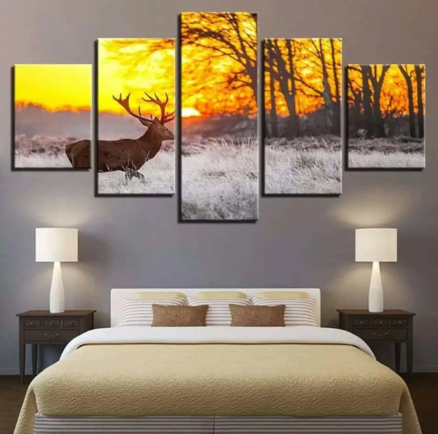 HD Print 5pcs art deer animal Painting on Canvas home decor wall art Print picture living room kids wall decor painting No Frame
HD Print 5pcs art deer animal Painting on Canvas home decor wall art Print picture living room kids wall decor painting No Frame