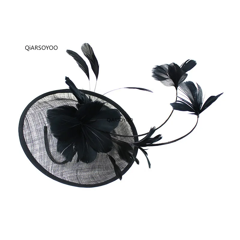 Black Navy Red Sinamay Feather Fascinator For Women Fashion Vintage Ladies Cocktail Tea Party Wedding Sinamay Hairband Headbands
Black Navy Red Sinamay Feather Fascinator For Women Fashion Vintage Ladies Cocktail Tea Party Wedding Sinamay Hairband Headbands