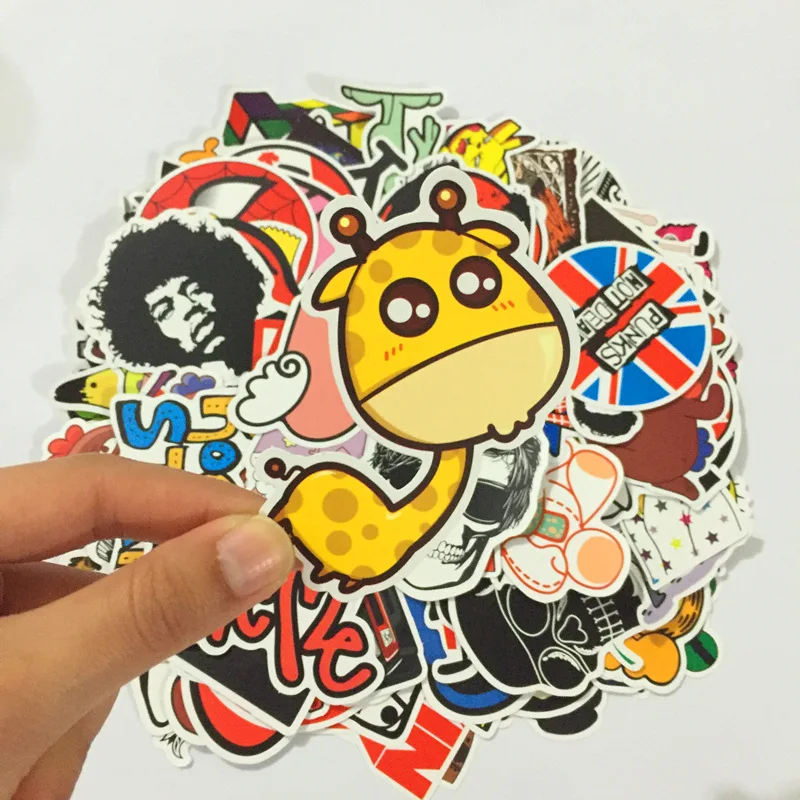 random sticker cartoon anime cute funny logo cool waterproof suitcase boxes laptop guitar luggage bicycle toy lovely colorful | Игрушки и