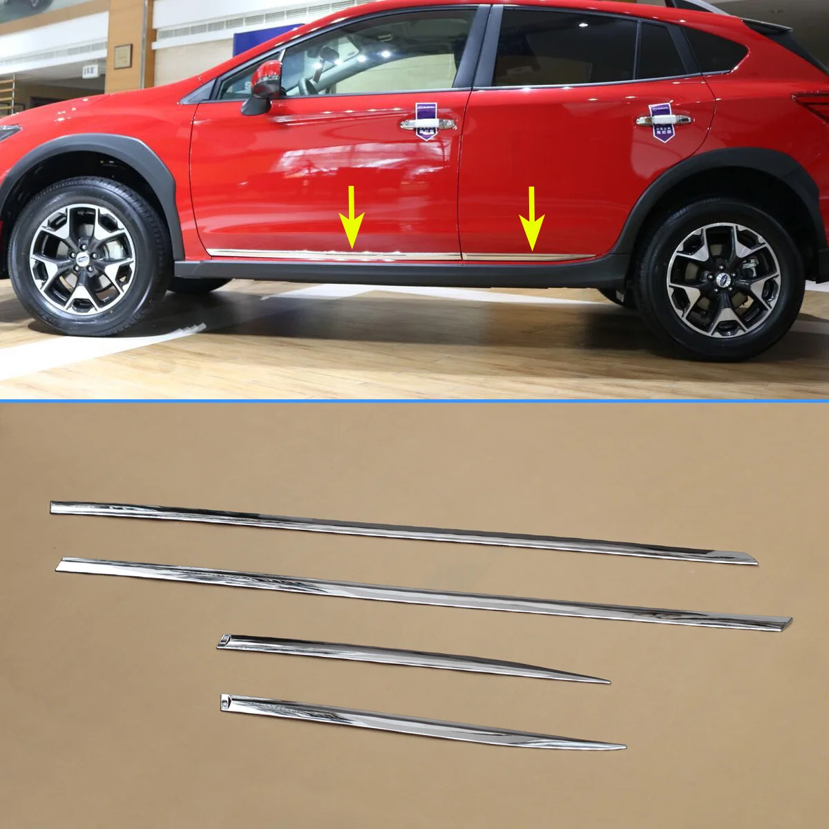 4Pcs Car Styling Glossy Trims For Subaru 2018 Crosstrek XV Chrome Car Door Body Strip Molding Accessories DHL Expedited Shipping
4Pcs Car Styling Glossy Trims For Subaru 2018 Crosstrek XV Chrome Car Door Body Strip Molding Accessories DHL Expedited Shipping