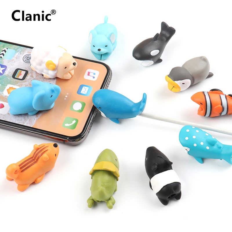 Новый кабельный chompers Clanic для iphone защита кабеля от укуса животных USB держатель