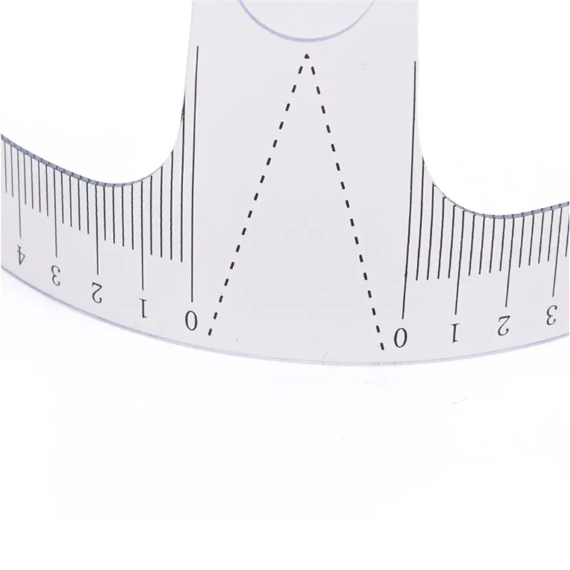 1PCS Makeup Reusable Eyebrow Grooming Stencil Shaper Ruler Measure Tool Measures | Красота и здоровье