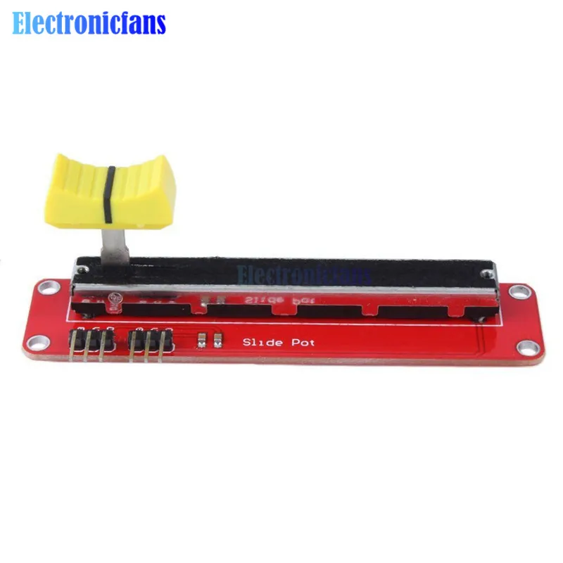 Slide Potentiometer 10K Linear Module Dual Output for Arduino AVR Electronic Block
Slide Potentiometer 10K Linear Module Dual Output for Arduino AVR Electronic Block