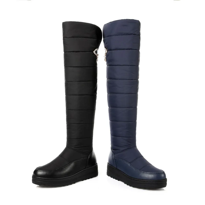 YAERNI Over the knee boots for women winter boots keep warm zipper platform shoes woman waterproof large size 35-44 E670
YAERNI Over the knee boots for women winter boots keep warm zipper platform shoes woman waterproof large size 35-44 E670